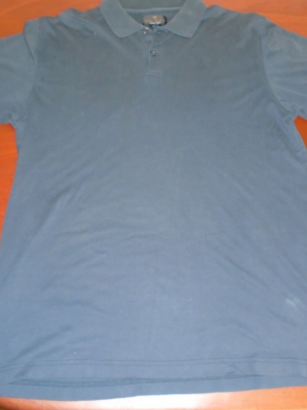 MENS BILL BLASS CHAROCAL POLO BLACK LABEL SIZE LARGE